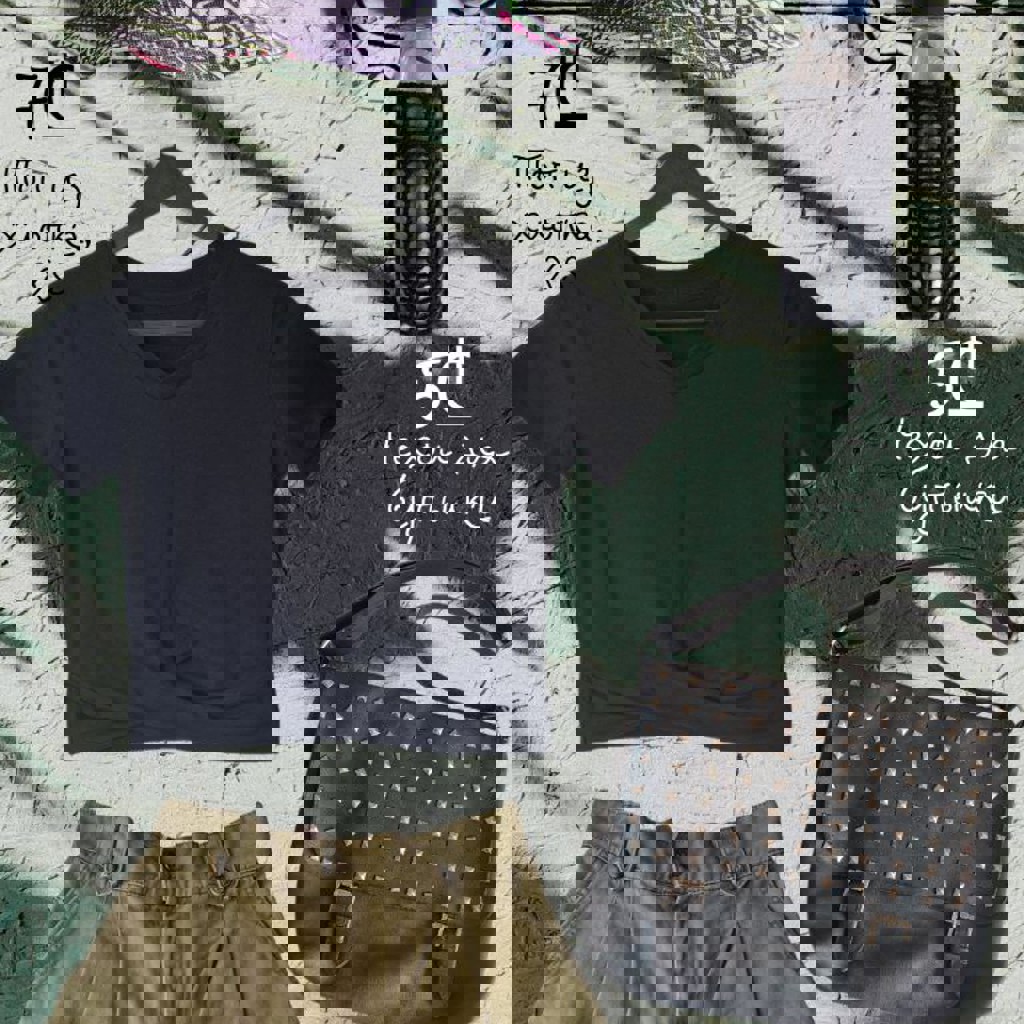 Женский кроп топ/футболка