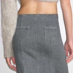 Легкая черная льняная юбка J.Crew - фото 8