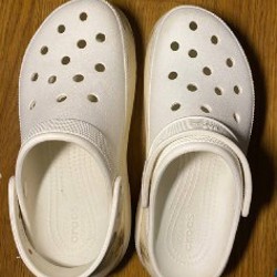 Crocs белые на платформе - фото 9