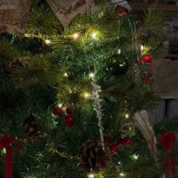 Елка 1.40 с игрушками и гирляндой-леской - фото 3