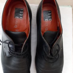 Туфли чёрные кожаные классика - фото 4