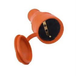 Кабельная розетка с заглушкой - фото 1