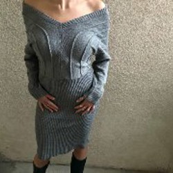 Теплое платье - фото 6