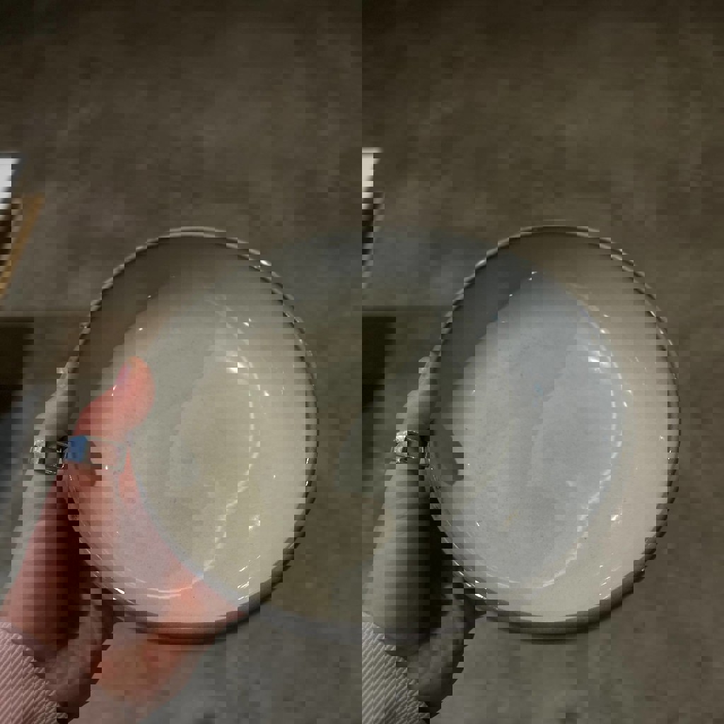 Овальная тарелка