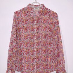 Блузка в цветочек - фото 8