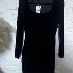 Платье бархатное - фото 3