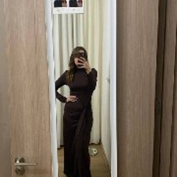 Платье макси шоколадного цвета - фото 2