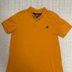 Оранжевое поло Timberland - фото 2