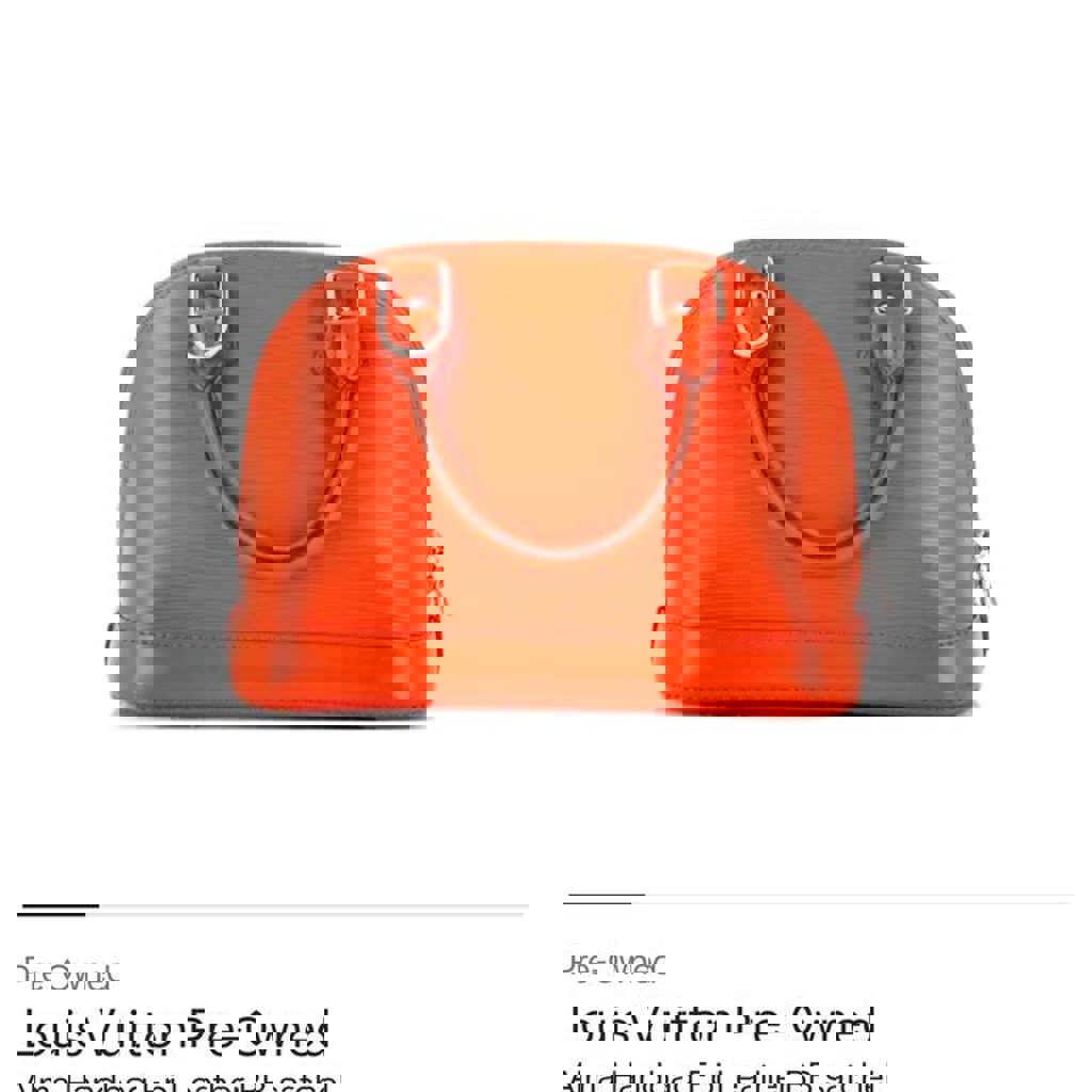 Alma BB Epi Leather Crossbody Bag Orange