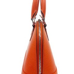 Alma BB Epi Leather Crossbody Bag Orange - фото 2