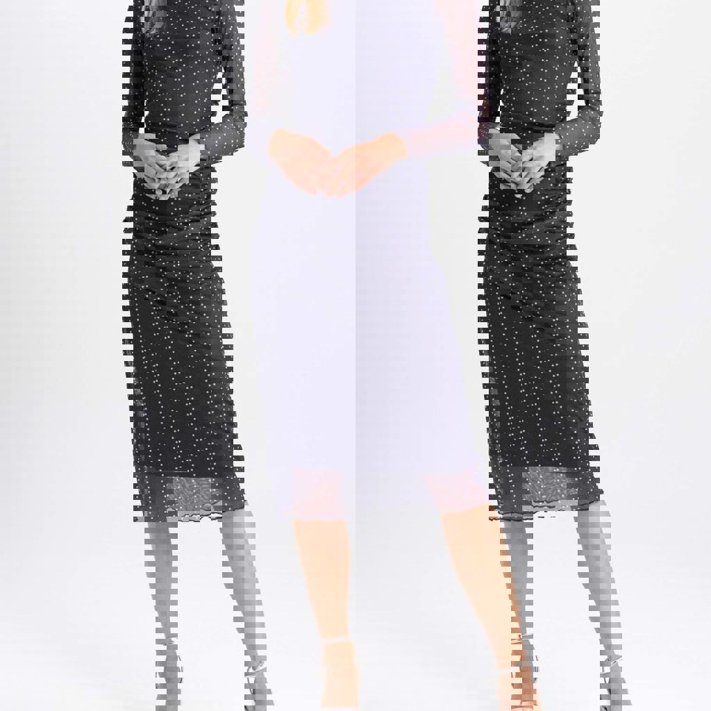 Платье с горошками