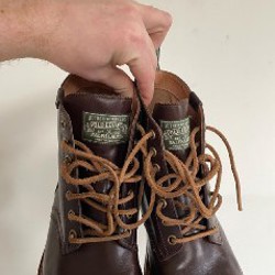 Кожаные армейские ботинки - фото 2