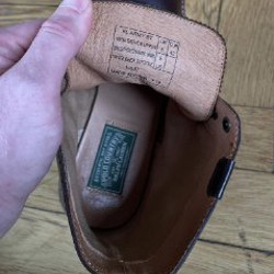 Кожаные армейские ботинки - фото 5