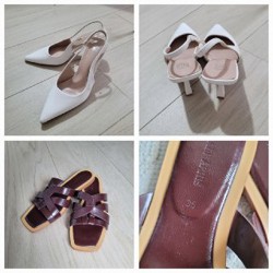 Кроссовки Zara бежевые - фото 6