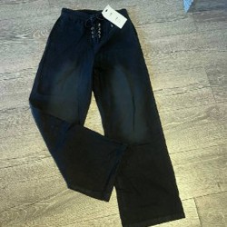 Джинсы черные - фото 2