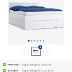 Кровать JYSK с матрасом - фото 2