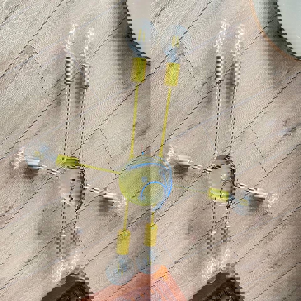 Люстра ретро на 6 лампочек