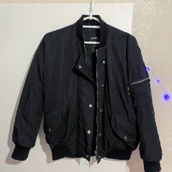 Черный бомбер pull&bear - фото 3