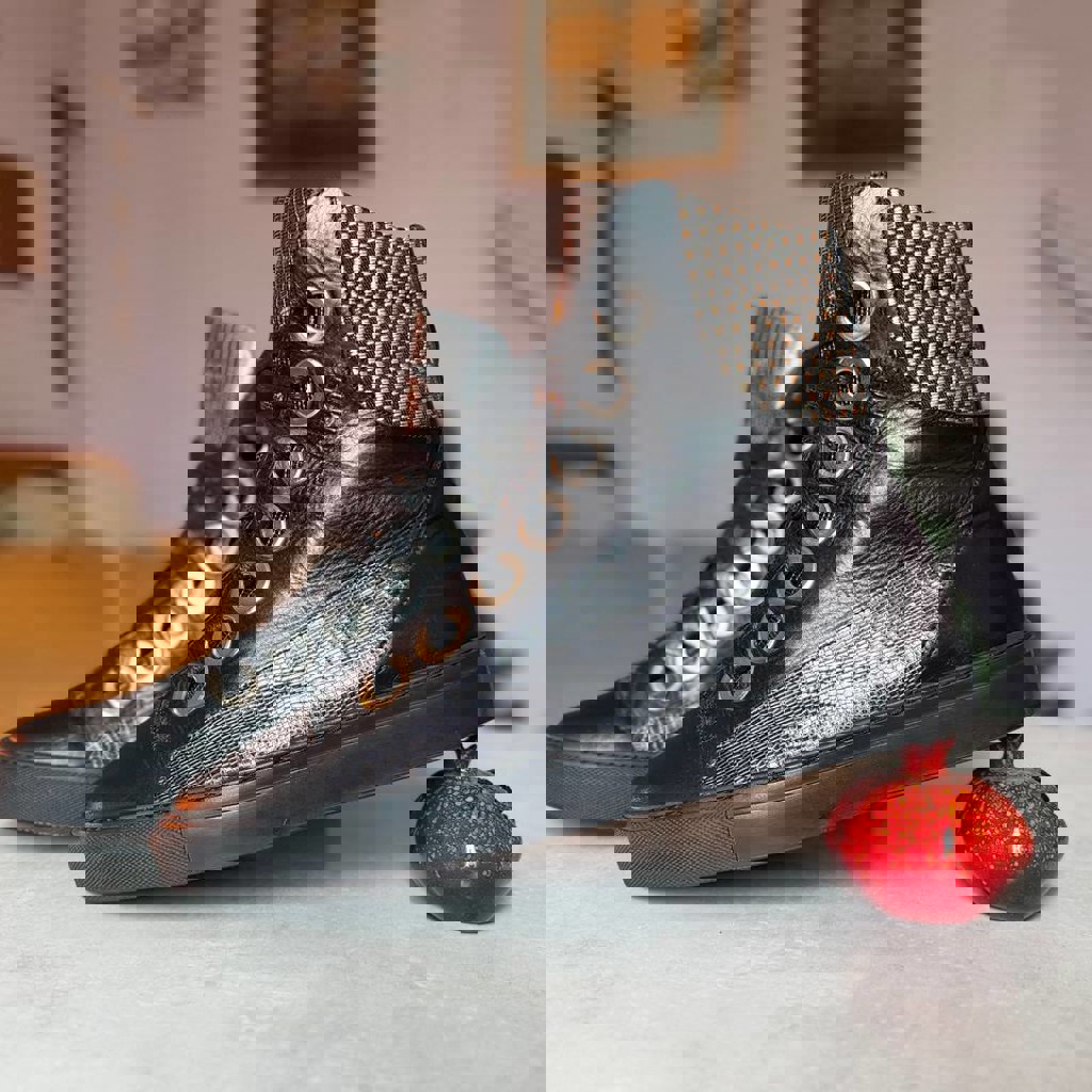 Кожаные кеды Raf Simons x Sterling Ruby