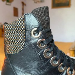 Кожаные кеды Raf Simons x Sterling Ruby - фото 4