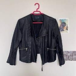 Кожаная куртка Armani Jeans - фото 3