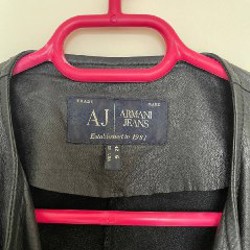 Кожаная куртка Armani Jeans - фото 9