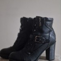 Кожаные ботинки Guess - фото 1