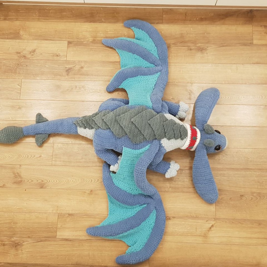 Вязаный дракон