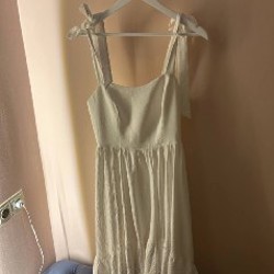 Воздушное белое платье - фото 4