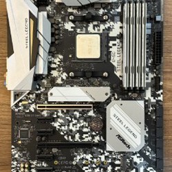 Материнская плата Asrock Steel Legend B450 - фото 1