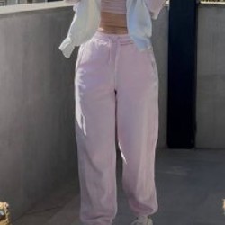 Розовые oversize штаны - фото 2