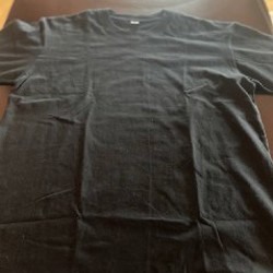 Футболка черная с принтом - фото 2