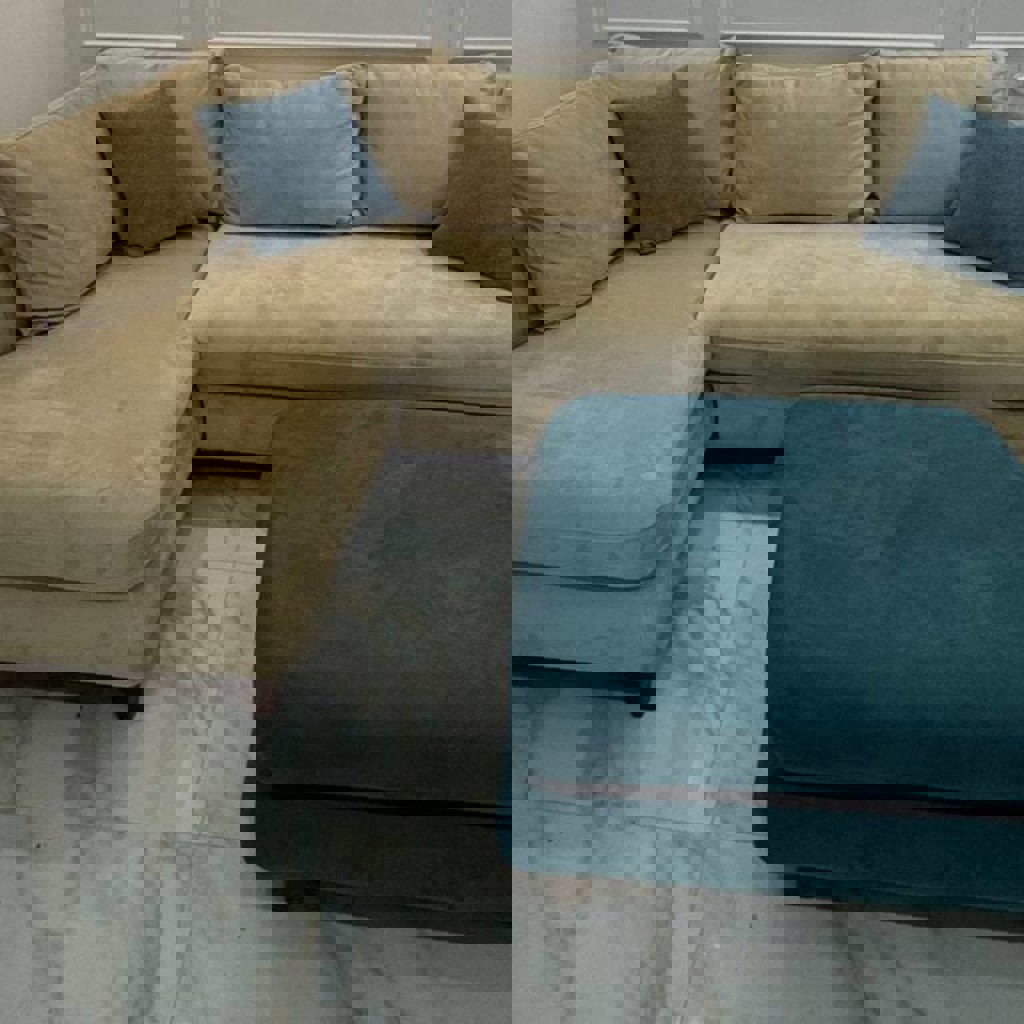 Диван с пуфом