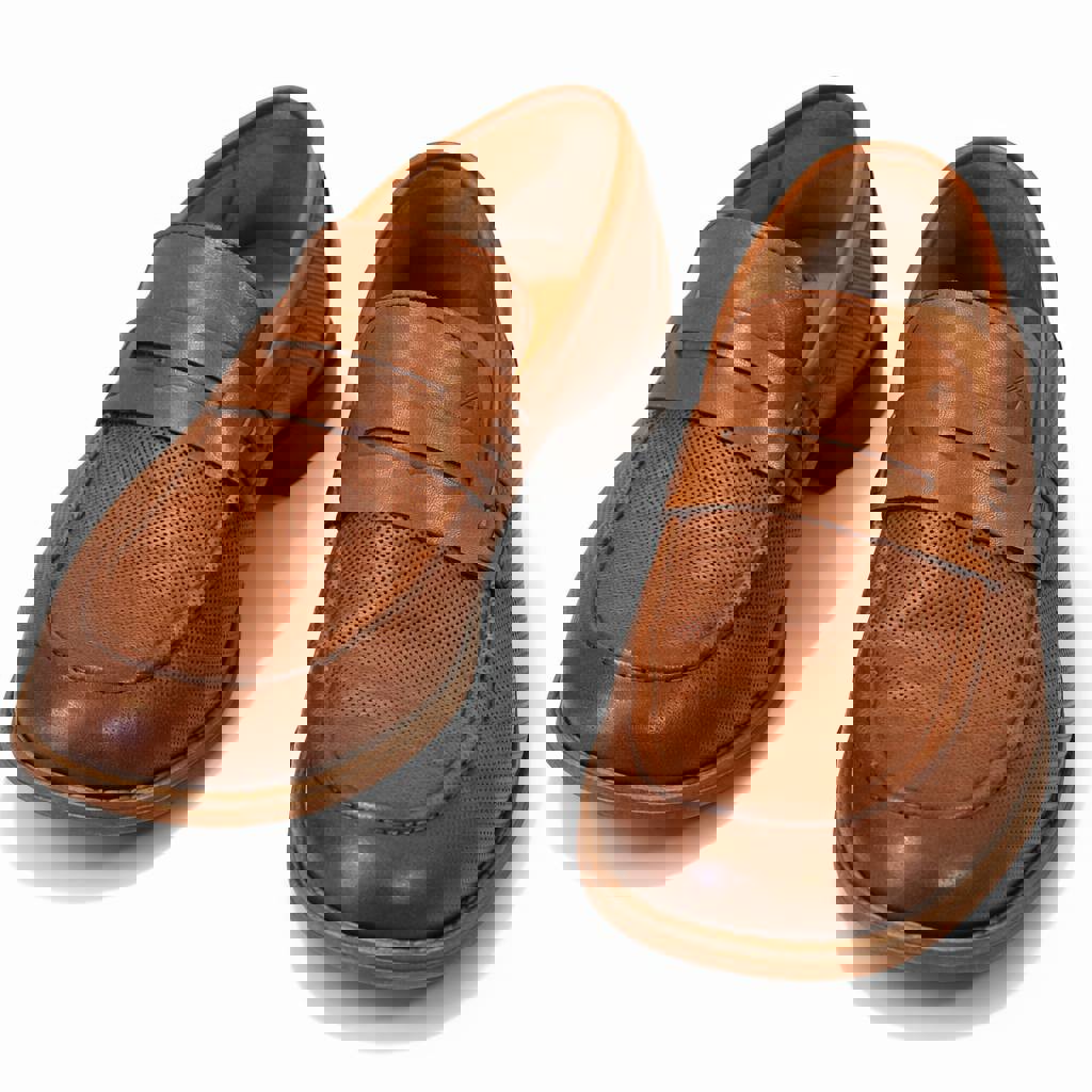 Лоферы кожаные Greyder