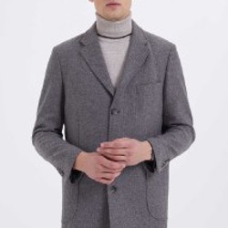 Полупальто шерстяное классическое - фото 3