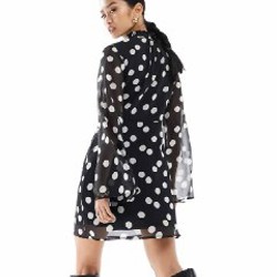 Платье в горошек - фото 8