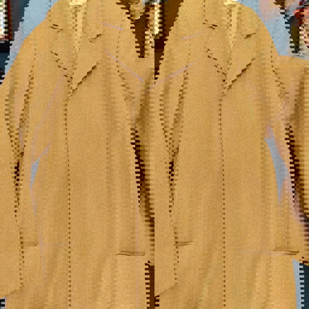 Винтажное кашемировое полупальто