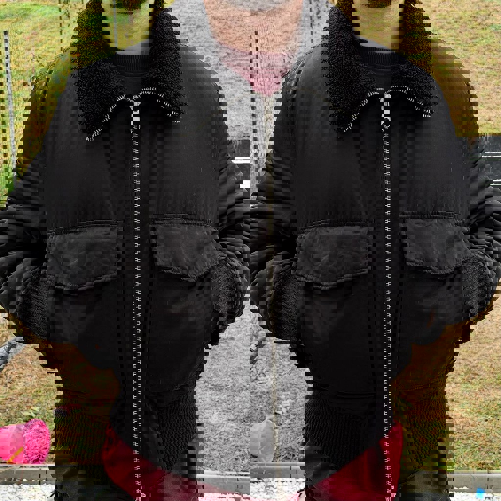 Zara Cropped Bomber Jacket