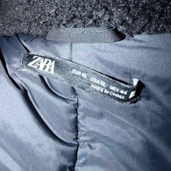 Zara Cropped Bomber Jacket - фото 3