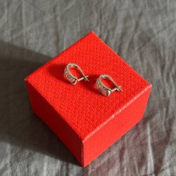 Серьги серебряные с эмалью - фото 2