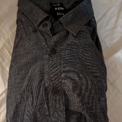 Рубашка O'stin темно-синяя - фото 1