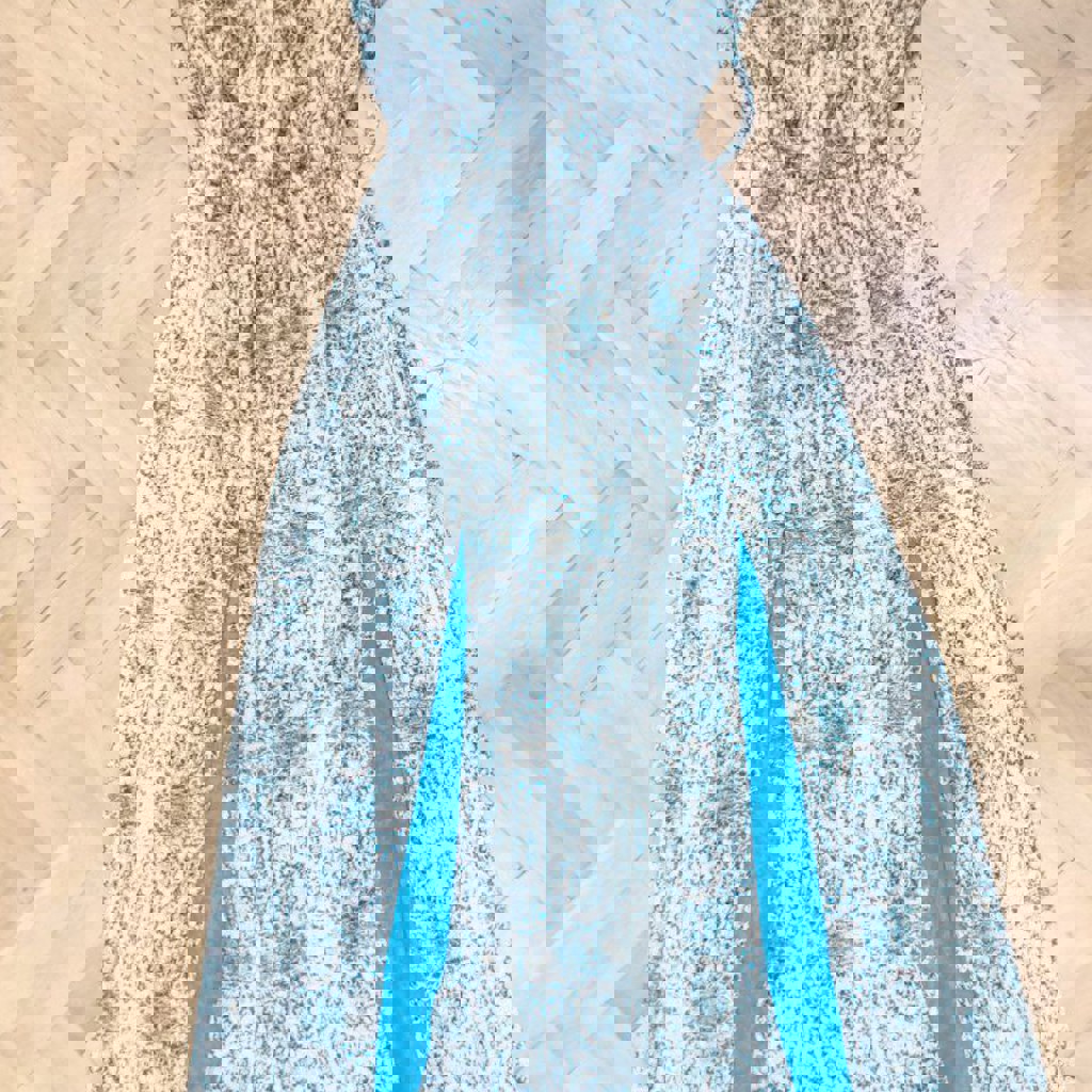 Платье голубое