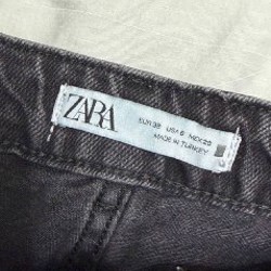 Джинсы черные Zara - фото 4