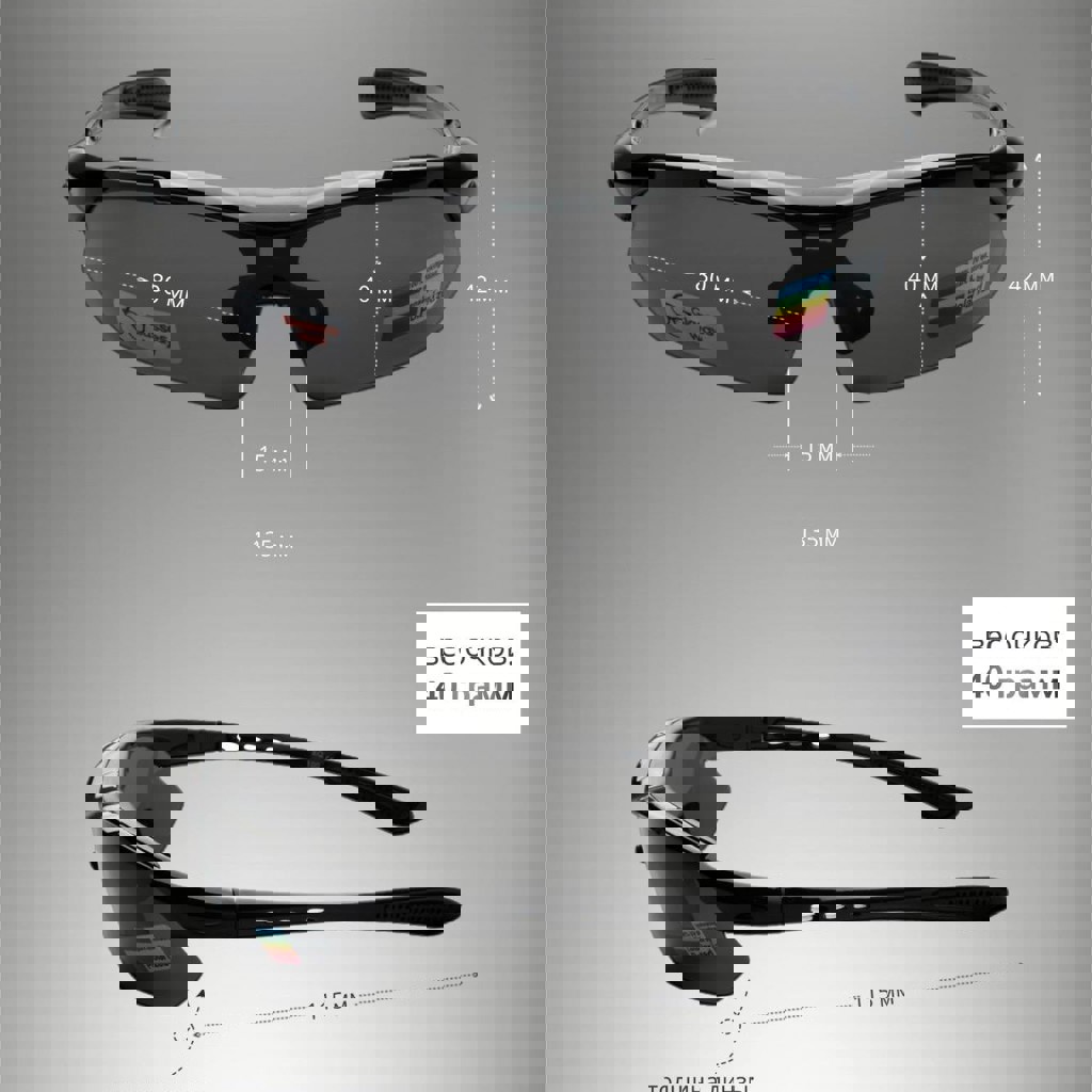 Черные спортивные очки