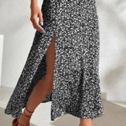 Юбка с разрезом - фото 4