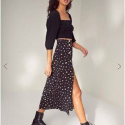 Юбка с разрезом - фото 5