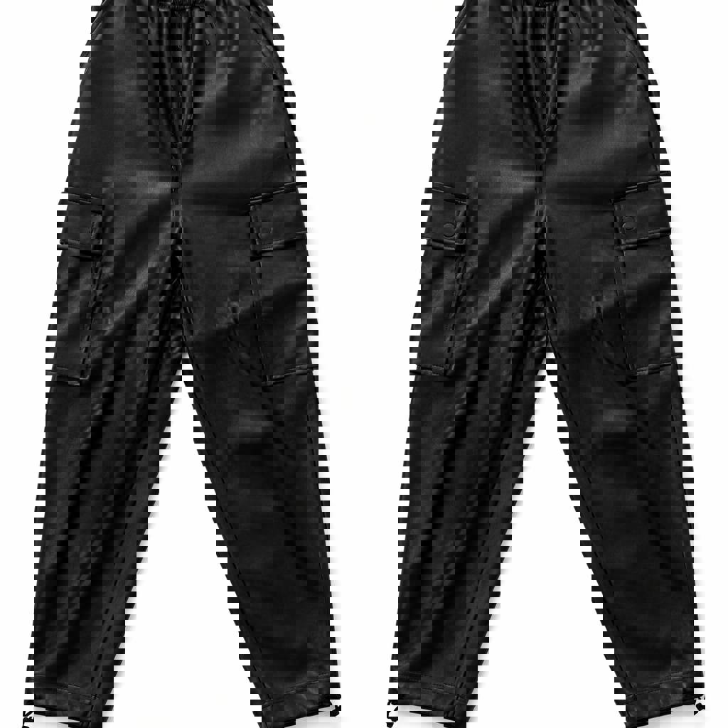 Штаны из экокожи