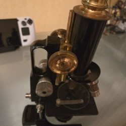 Антикварный немецкий микроскоп - фото 3