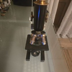 Антикварный немецкий микроскоп - фото 9