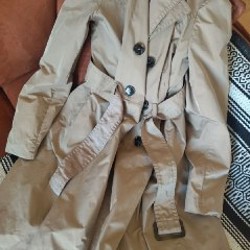 Бежевый трэнч Зара - фото 4